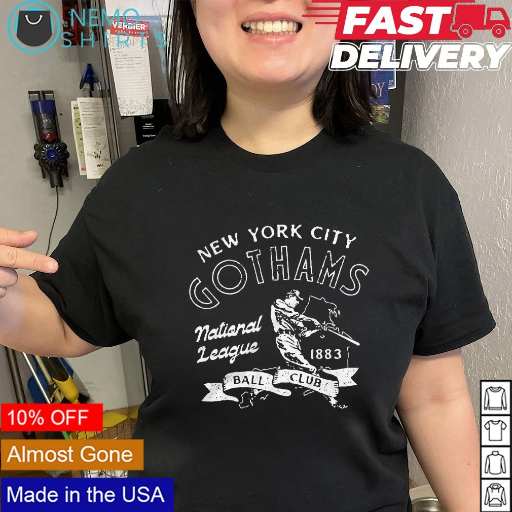 New York City Gothams national league 1883 ball club shirt