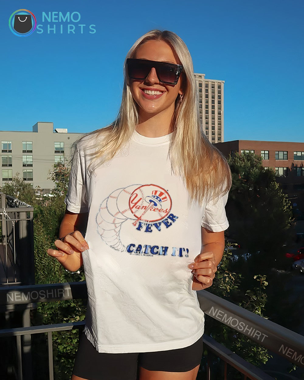 New York Yankees fever catch it shirt
