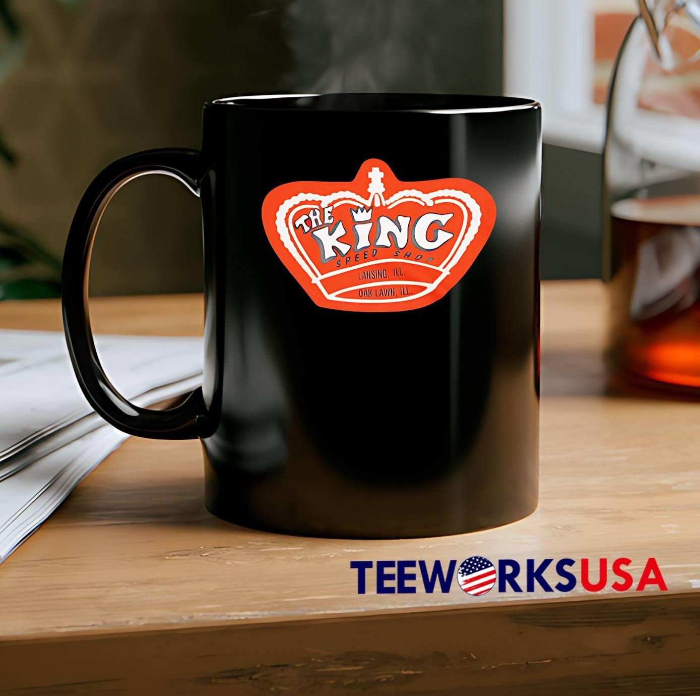 The King Speed Shop Illinois Crown Logo shirt
