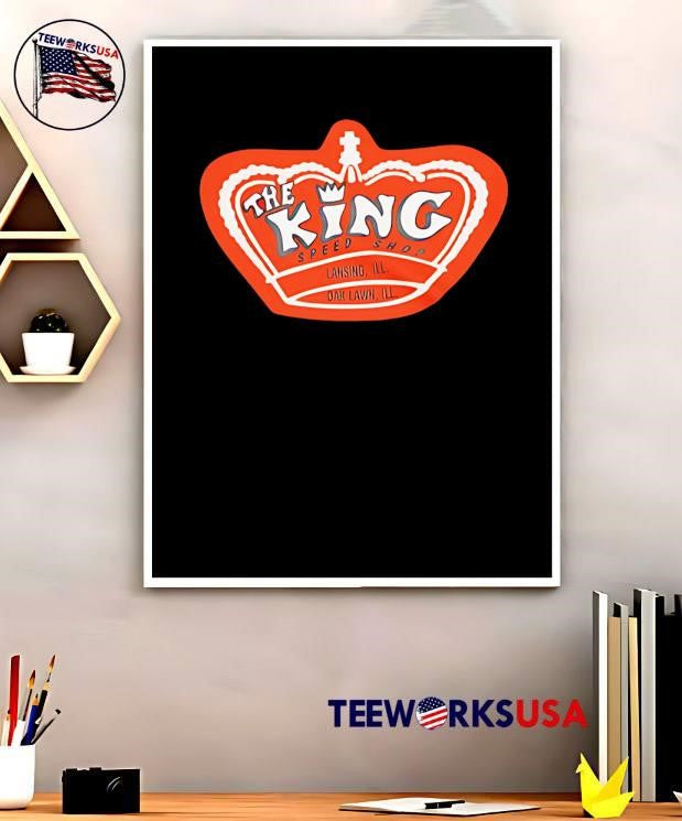 The King Speed Shop Illinois Crown Logo shirt
