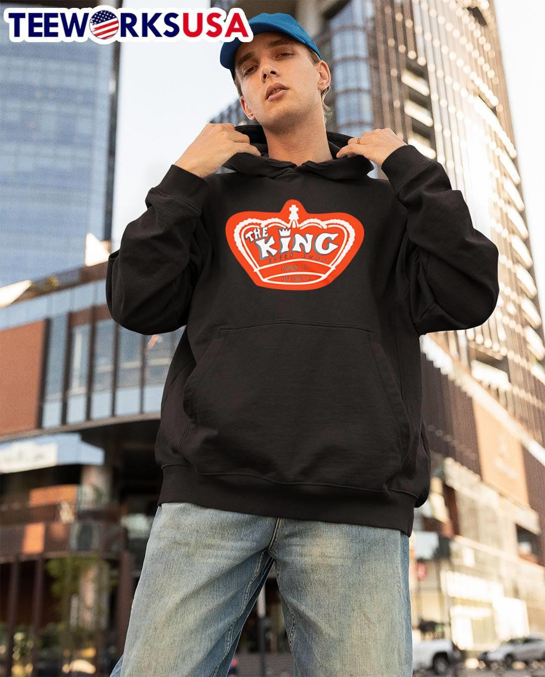The King Speed Shop Illinois Crown Logo shirt