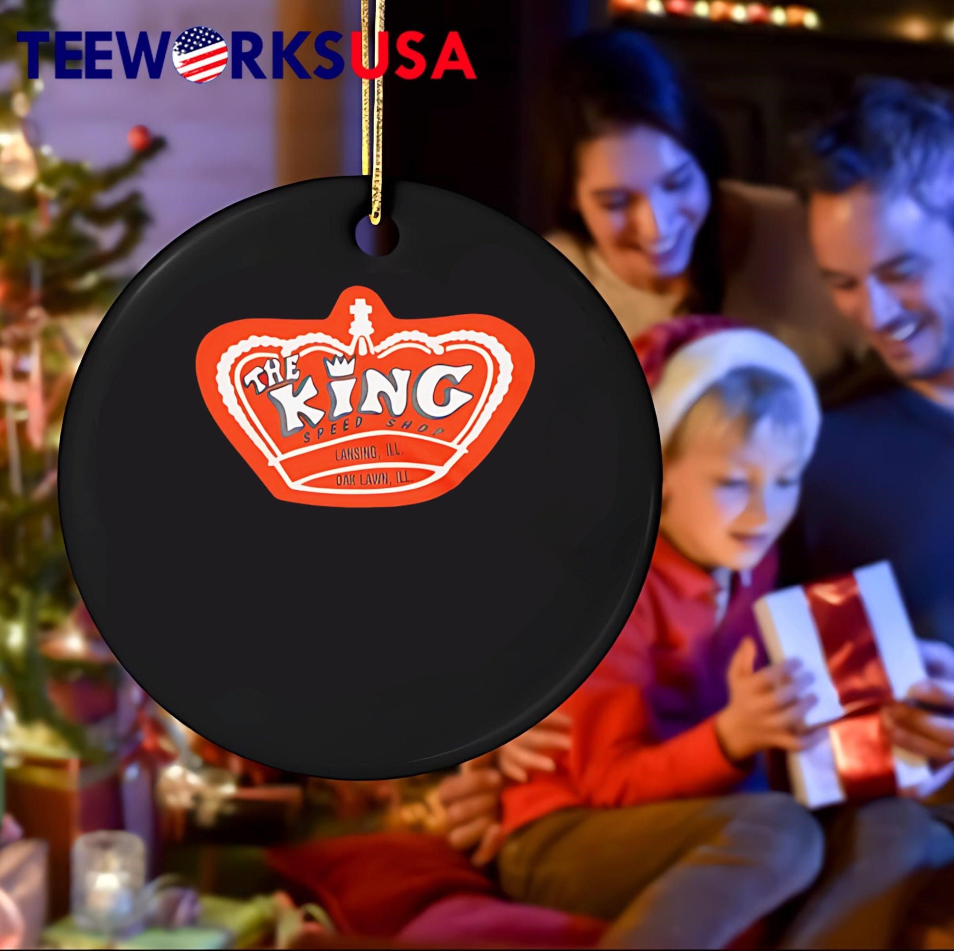 The King Speed Shop Illinois Crown Logo shirt