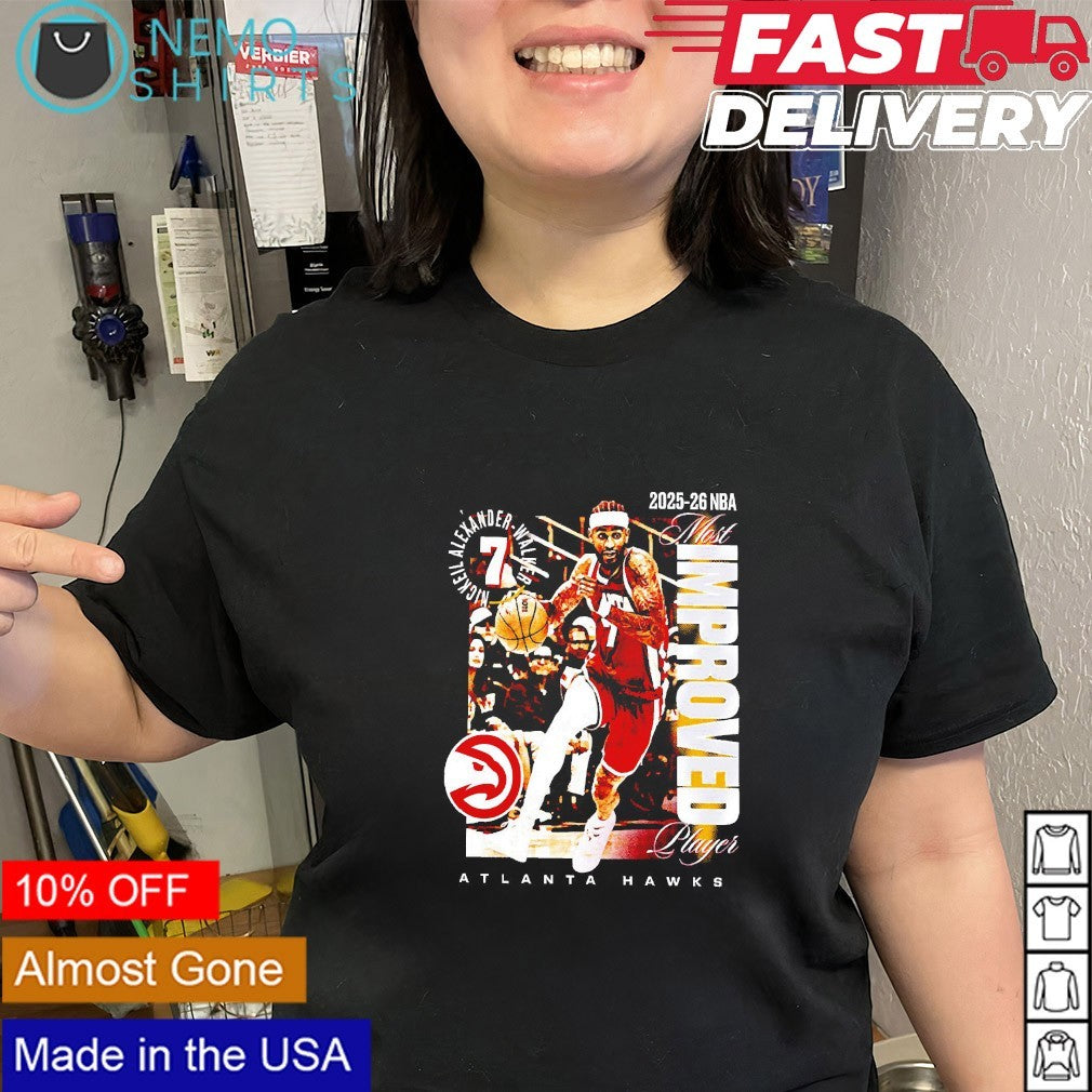Nickeil Alexander-Walker Atlanta Hawks 2026 NBA most improved player legacy shirt