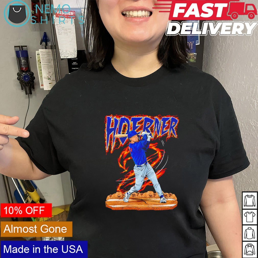 Nico Hoerner Chicago Cubs no 2 player heat graphic shirt