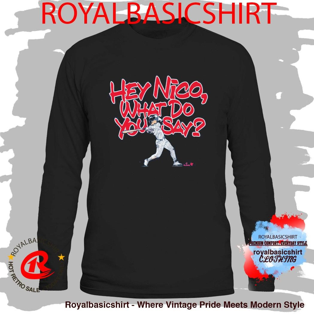 Nico Hoerner What Do You Say Shirt