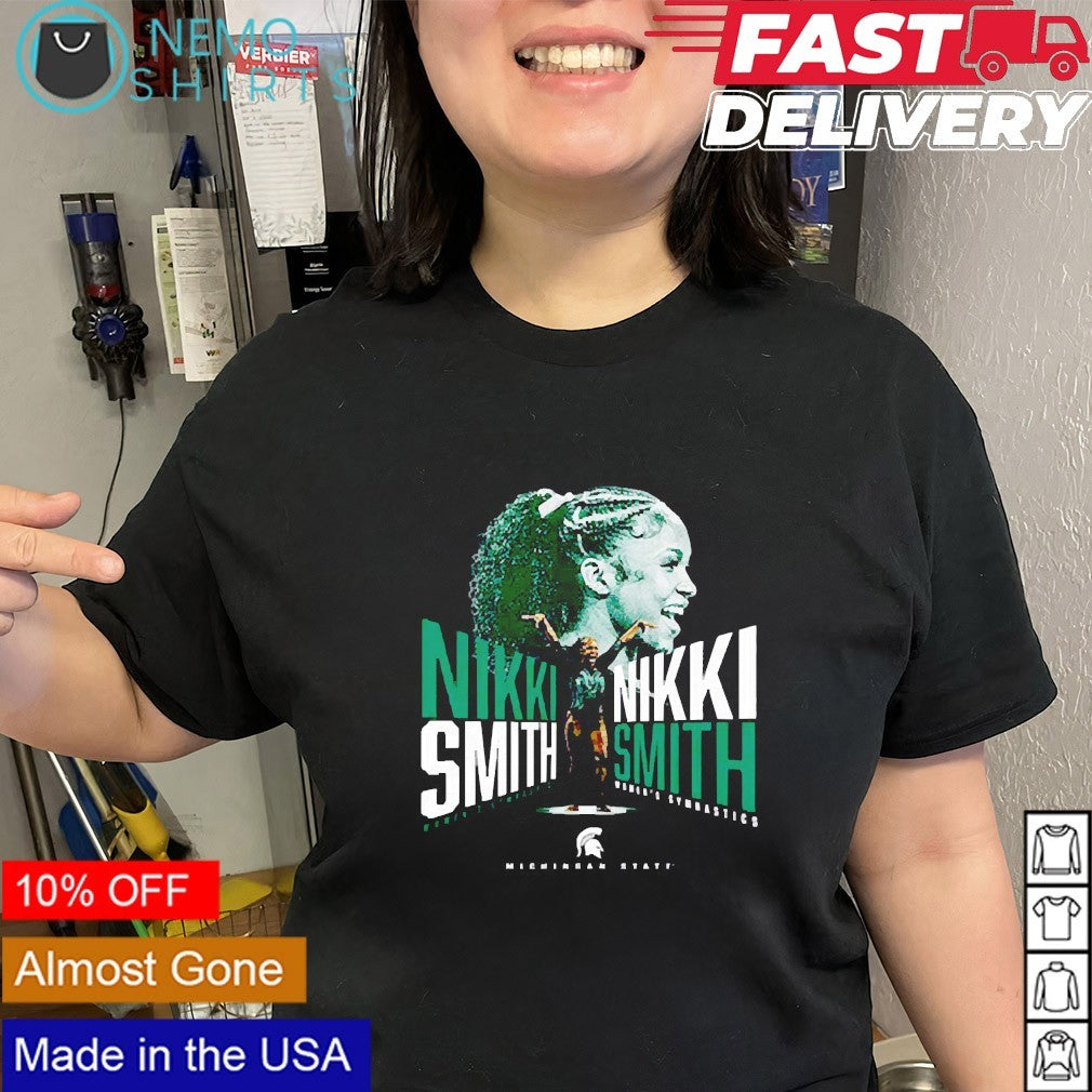 Nikki Smith Michigan State Spartans women’s gymnastics collage shirt
