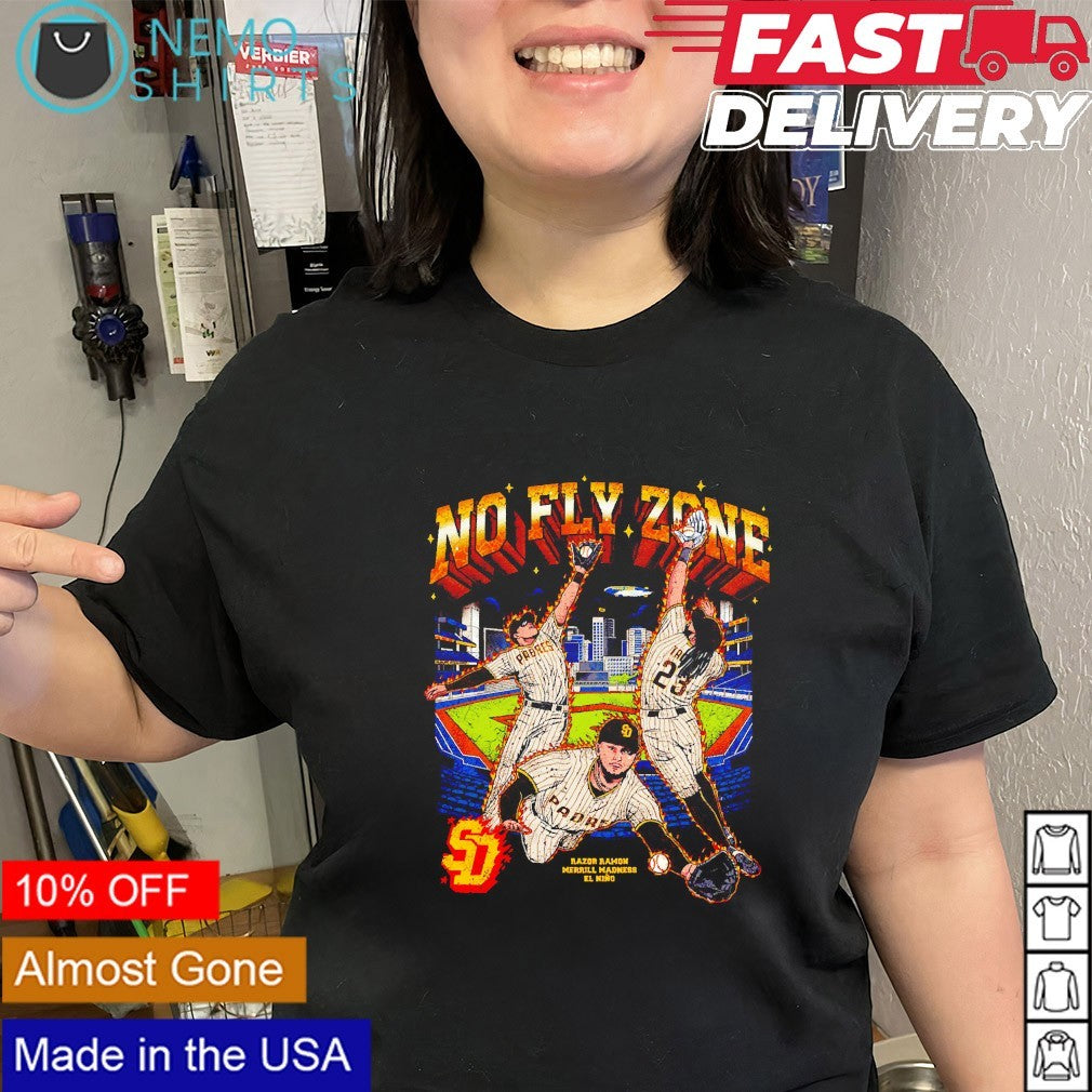 No fly zone Merrill Tatís Jr. and Ramón San Diego Padres players shirt