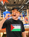No one is free until we are all free Palestine flag shirt