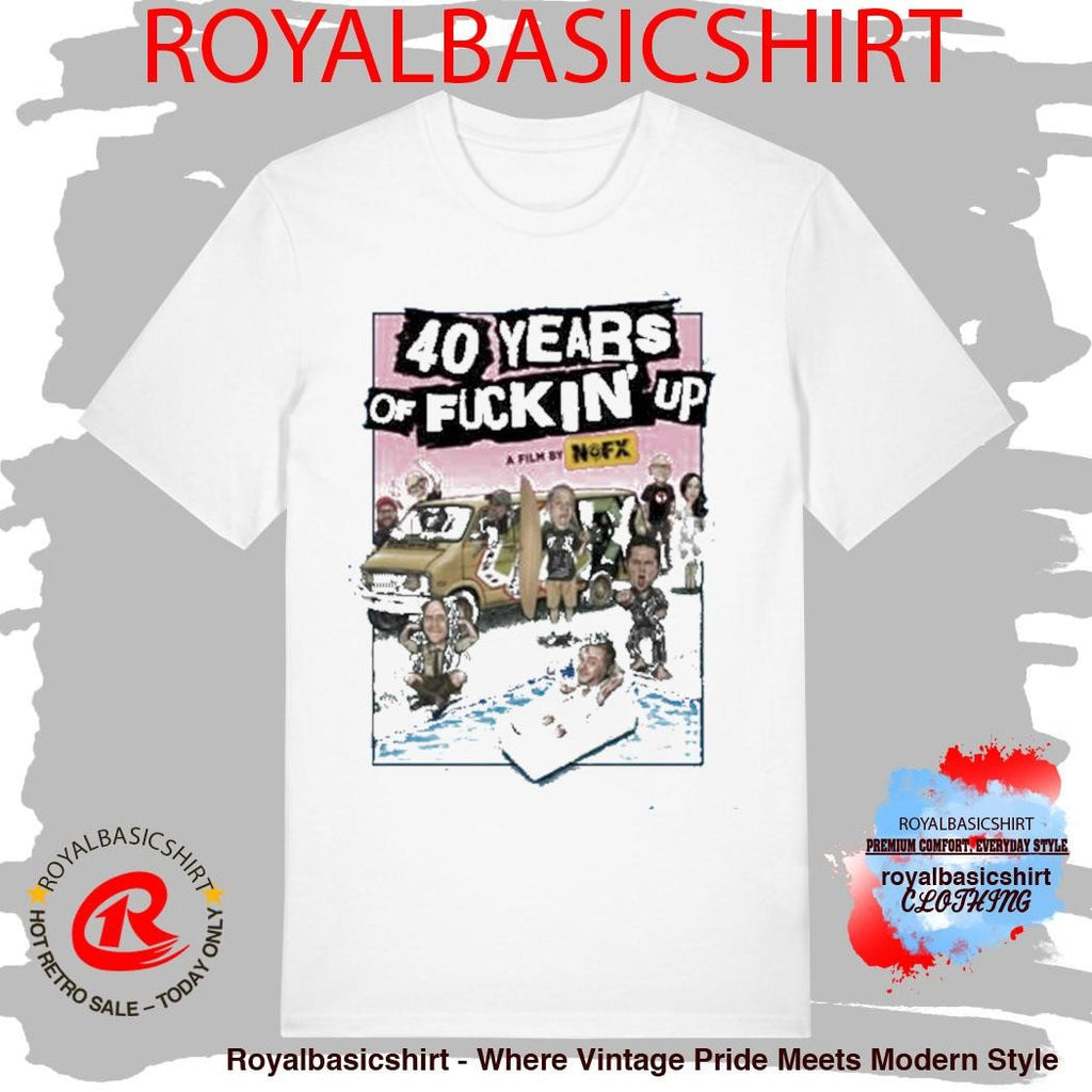 Nofx 40 Years Of Fuckin’ Up Poster Shirt