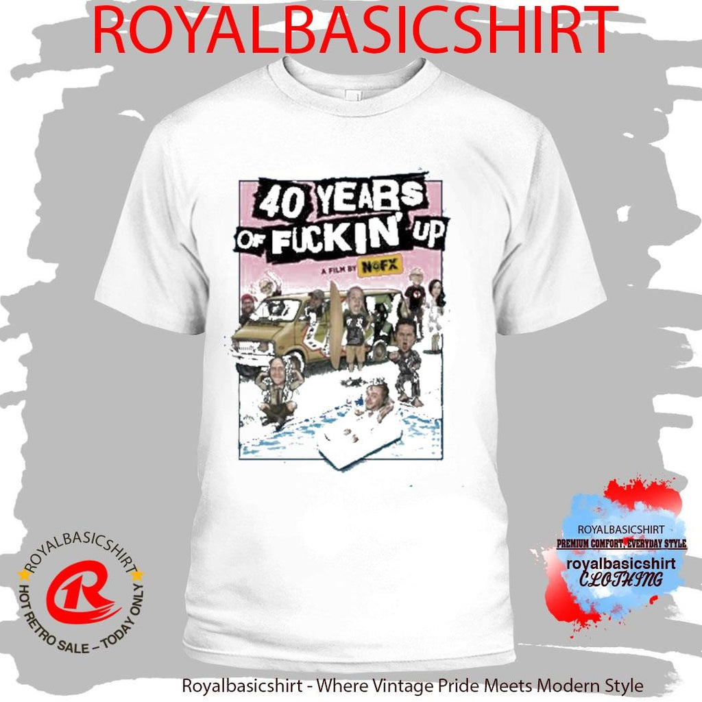 Nofx 40 Years Of Fuckin’ Up Poster Shirt
