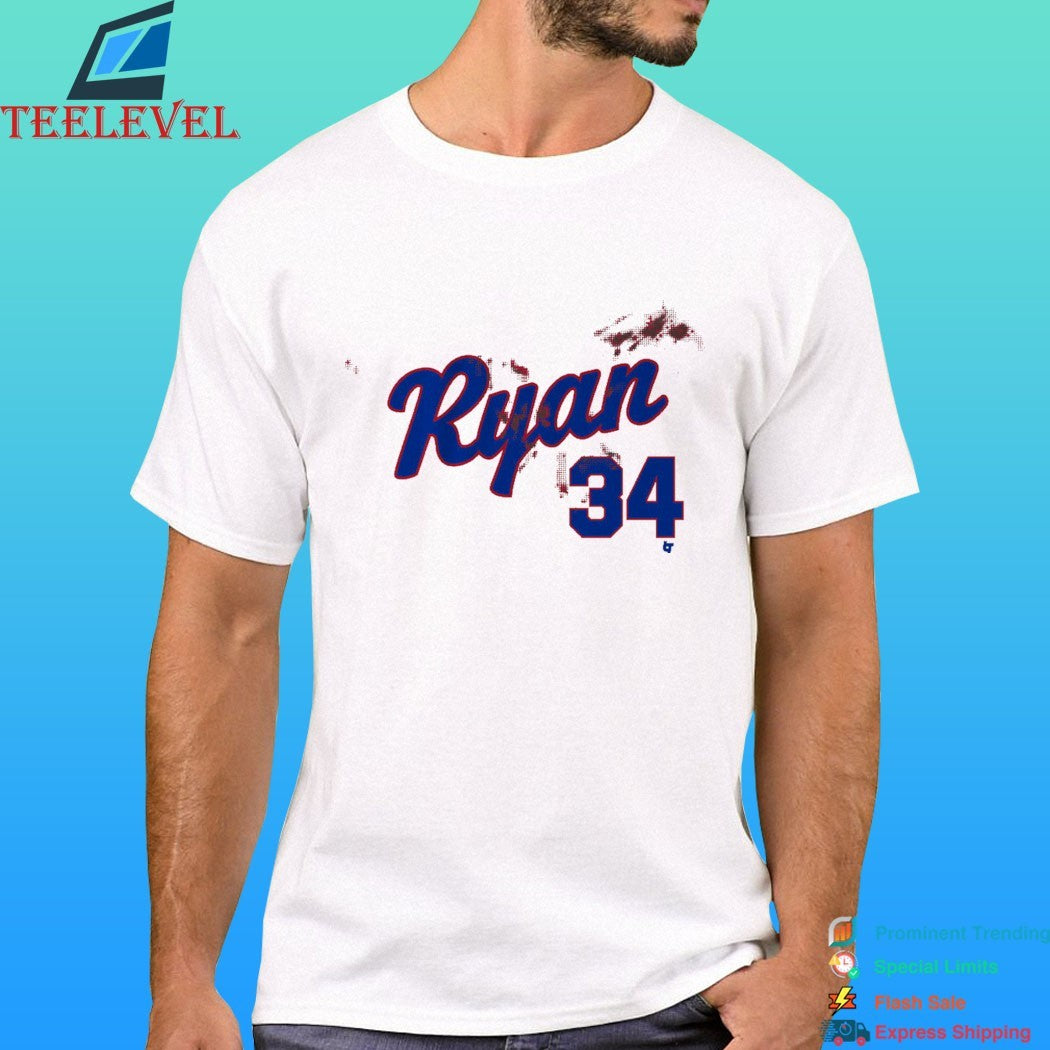 Nolan Ryan 34 Bloody Shirt