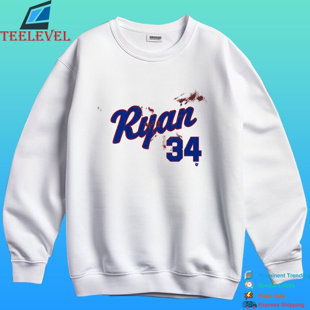 Nolan Ryan 34 Bloody Shirt