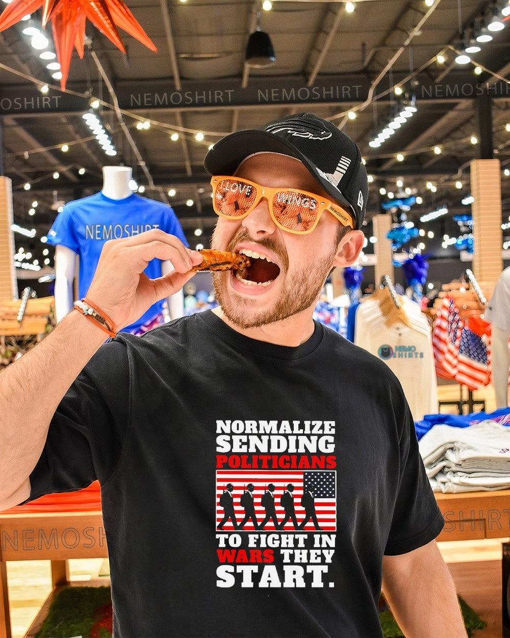 Normalize sending politicians to fight in war they start shirt