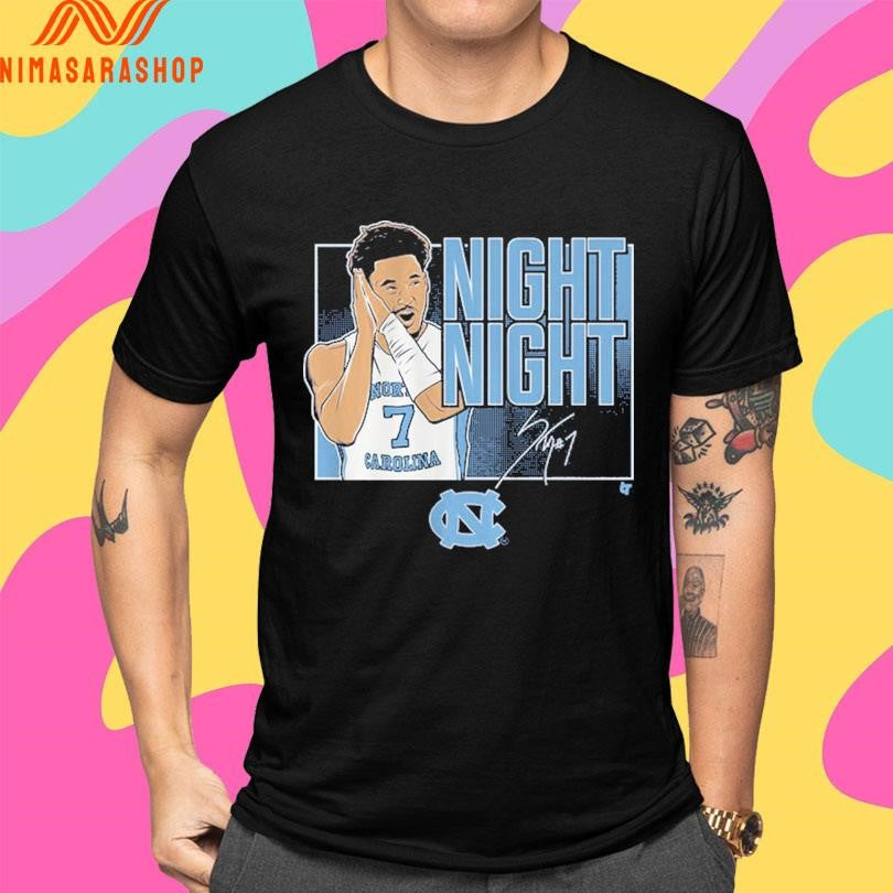 North Carolina Tar Heels Men’s Basketball Seth Trimble Said Night Night Shirts