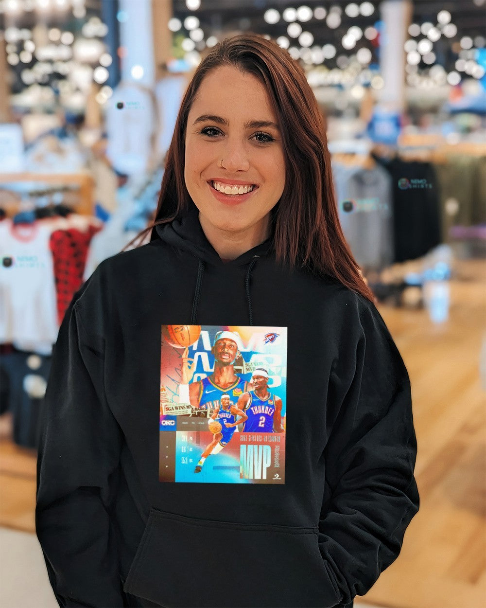 OKC Thunder Shai back to back MVP graphic shirt