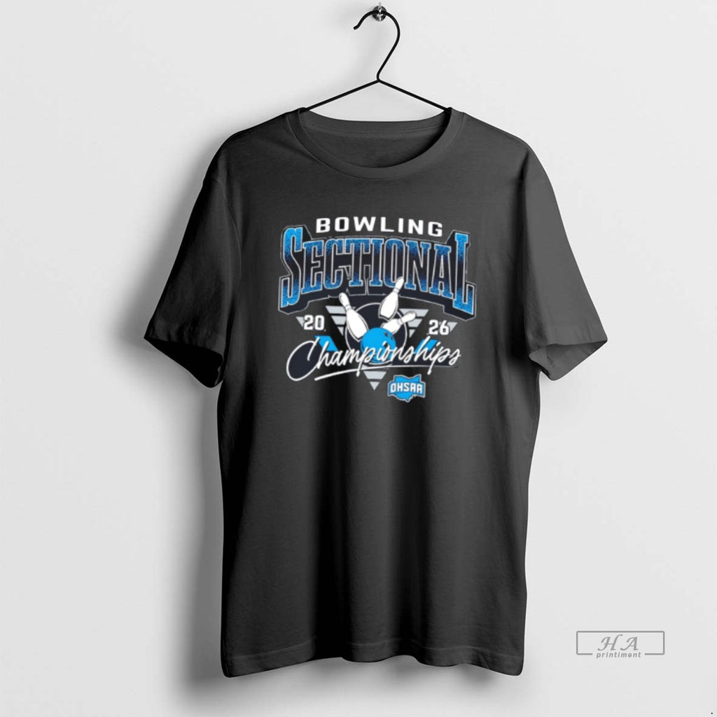 Official 2026 Ohsaa Bowling Sectionals Logo Tee