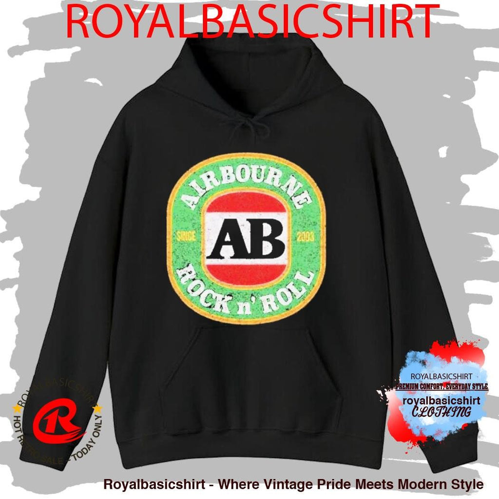 Airbourne Rock N’ Roll Beer Logo Since 2003 Shirt