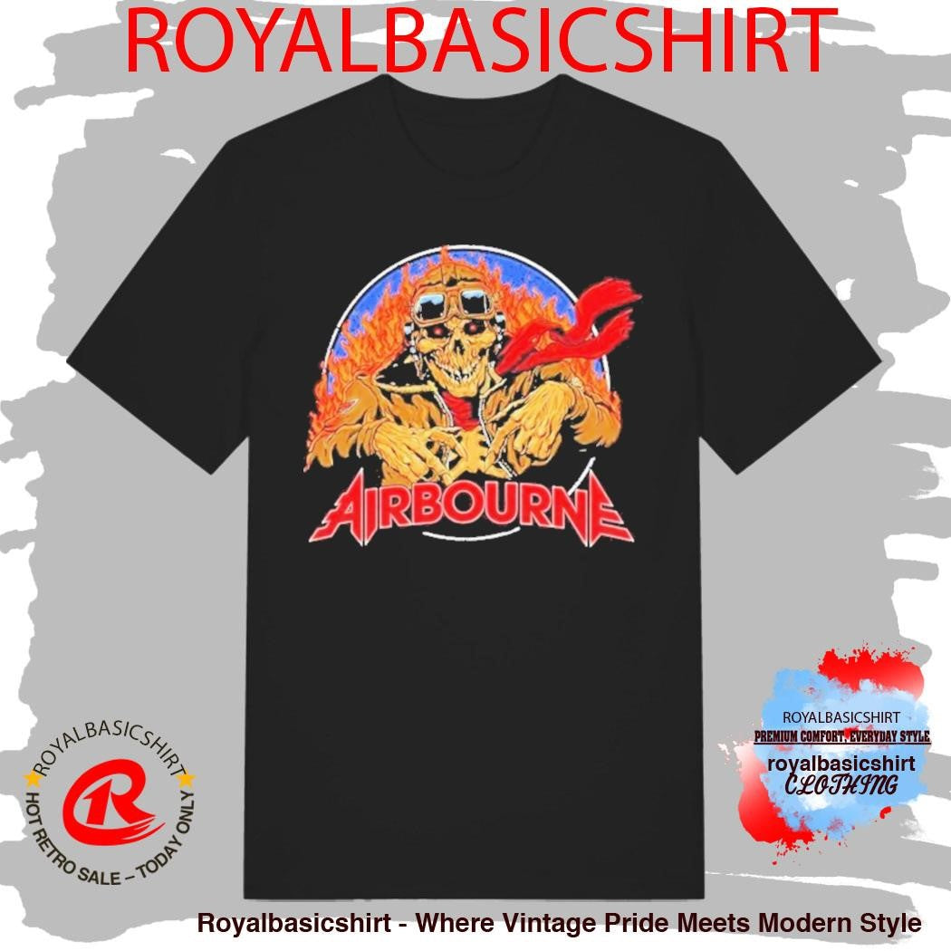 Airbourne Scorch Pointer Rock N Roll Will Never Die Shirt