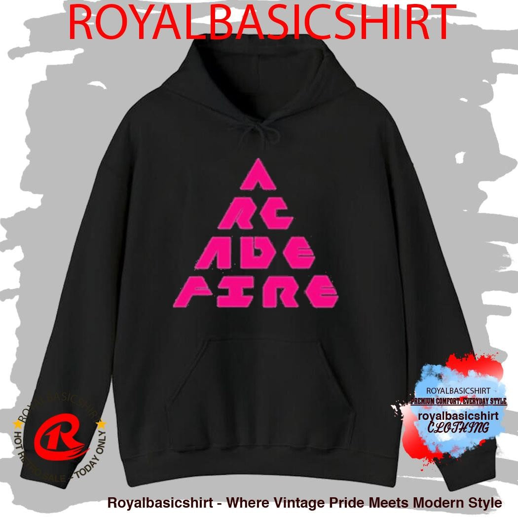 Arcade Fire Don’t Think About Pink Elephant 2025 Tour Triangle Shirt