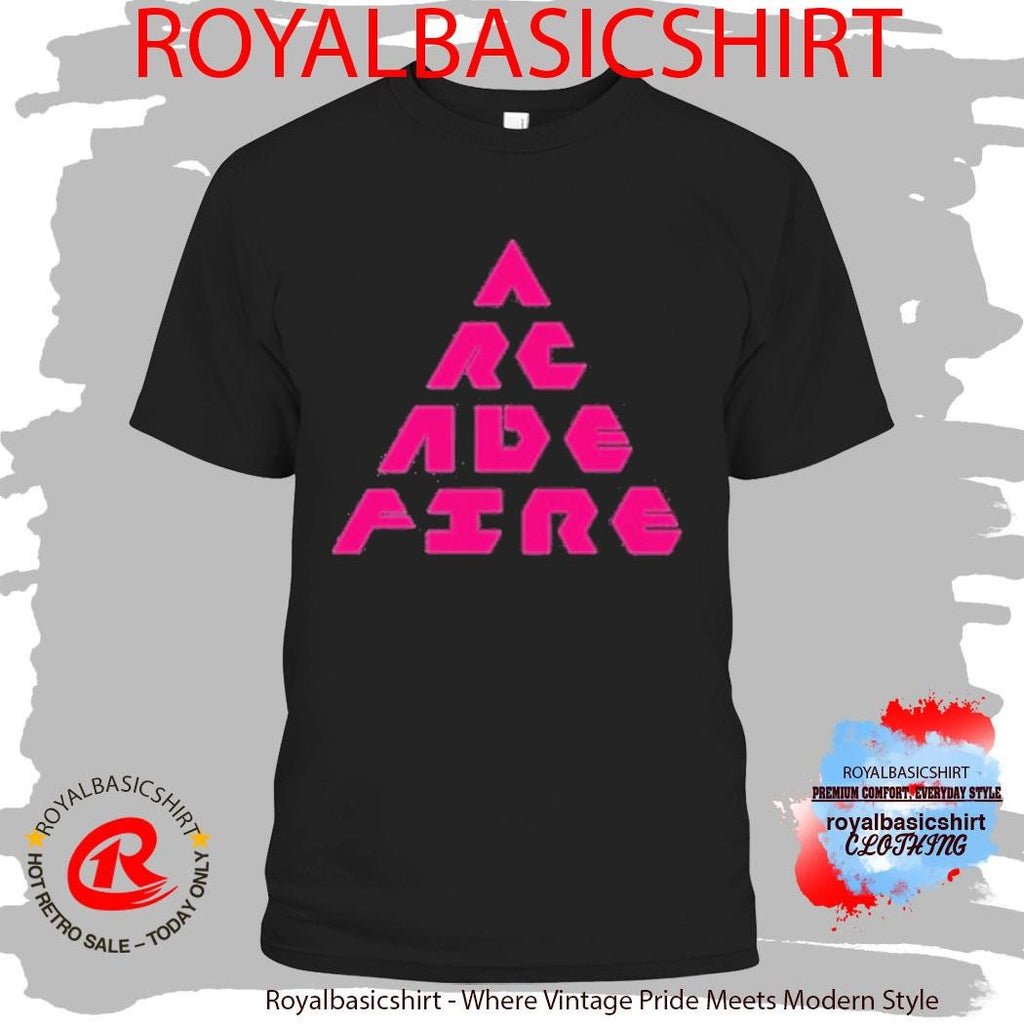 Arcade Fire Don’t Think About Pink Elephant 2025 Tour Triangle Shirt