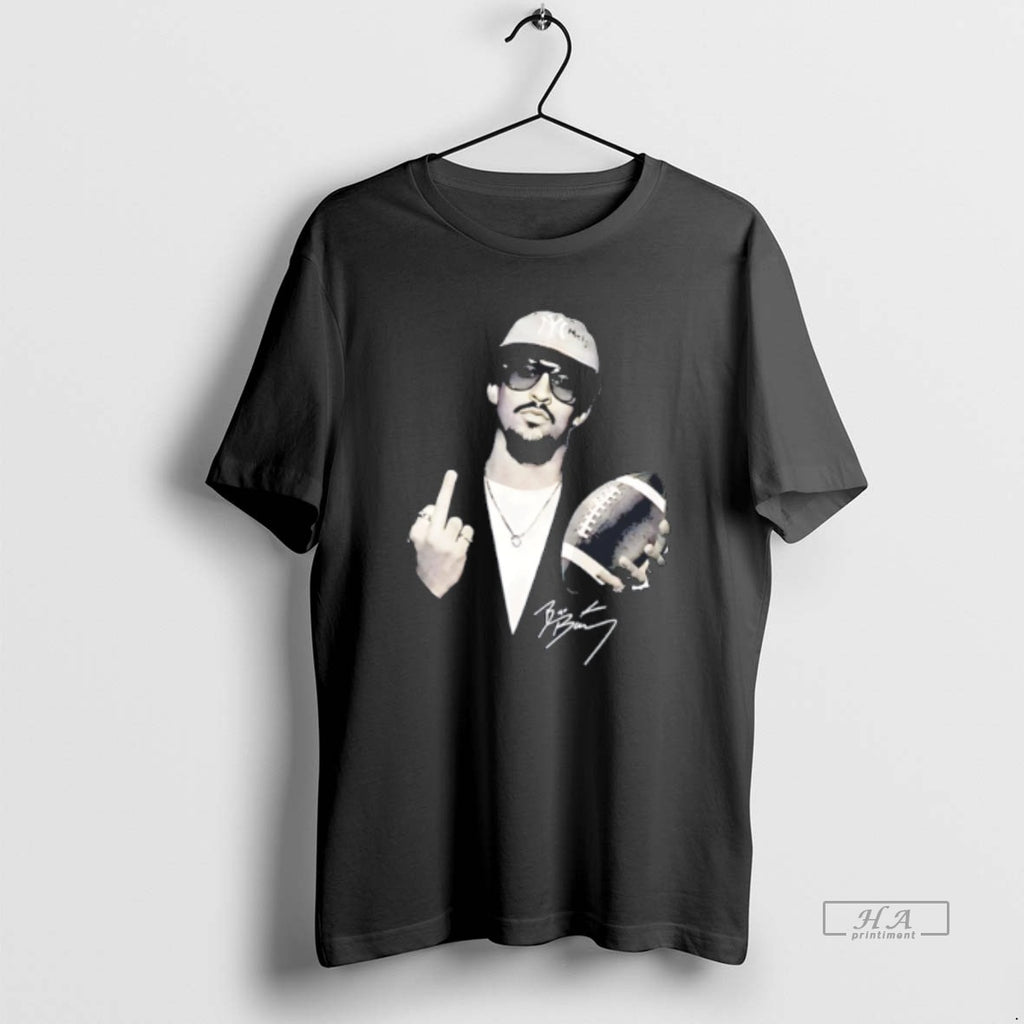 Official Bad Bunny Unapologetic Football Signature Tee