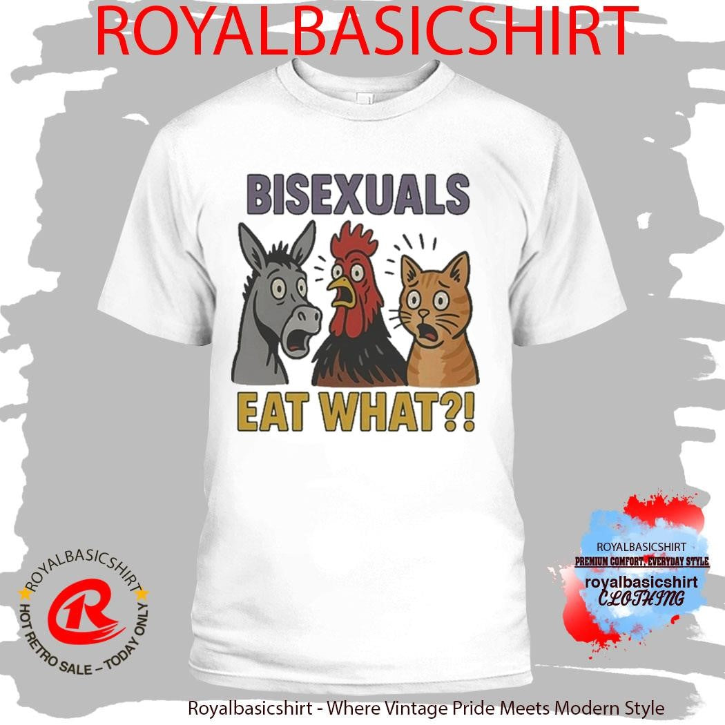 Bisexuals Eat What Donkey Cock Cat Shirt