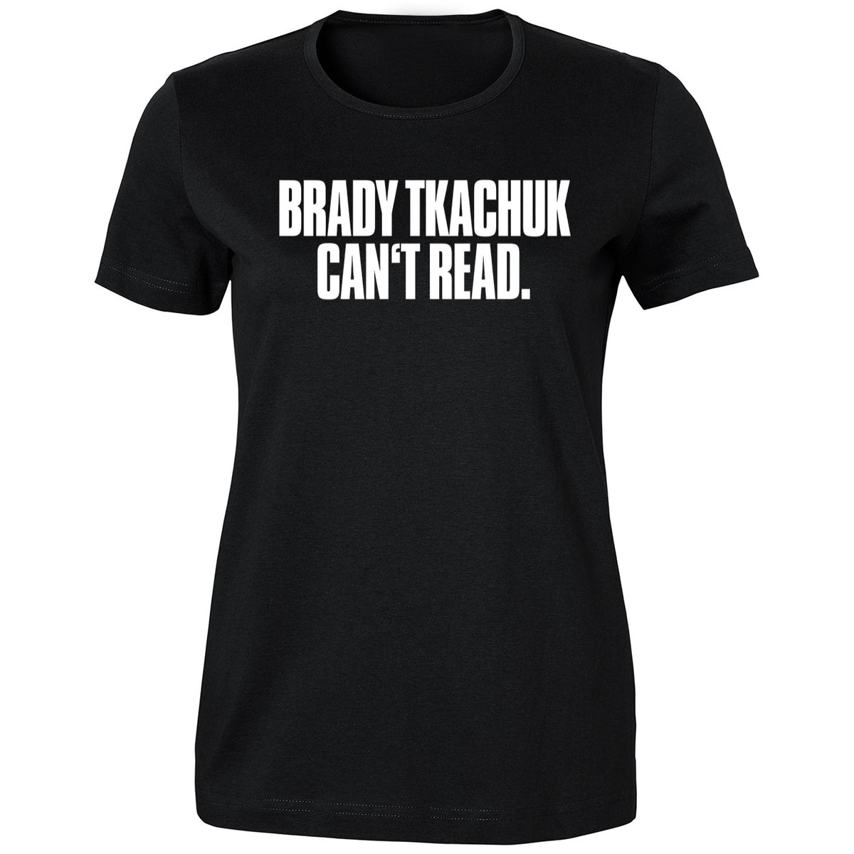 Brady Tkachuk Can’t Read Shirt