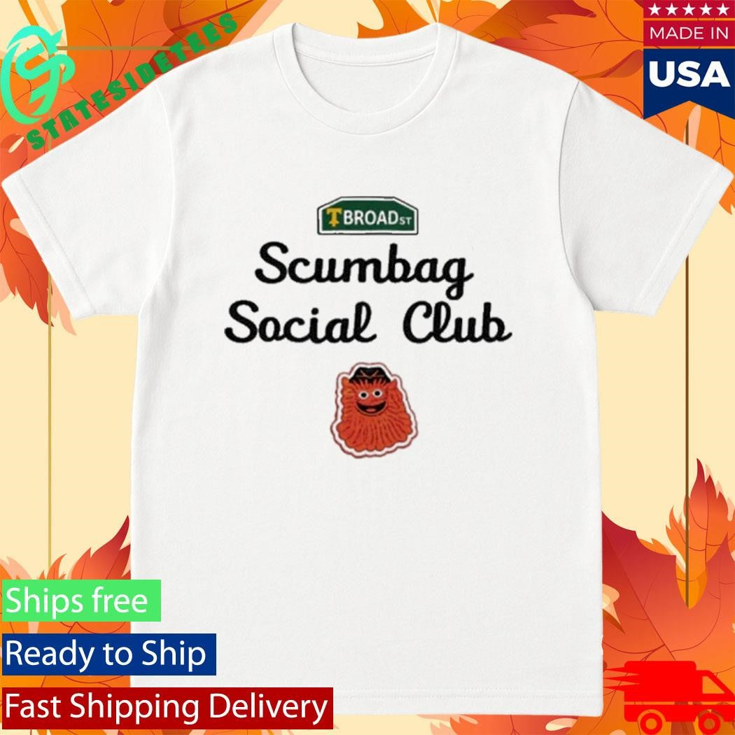Broad Street Scumbag Social Club Flyer Shirt