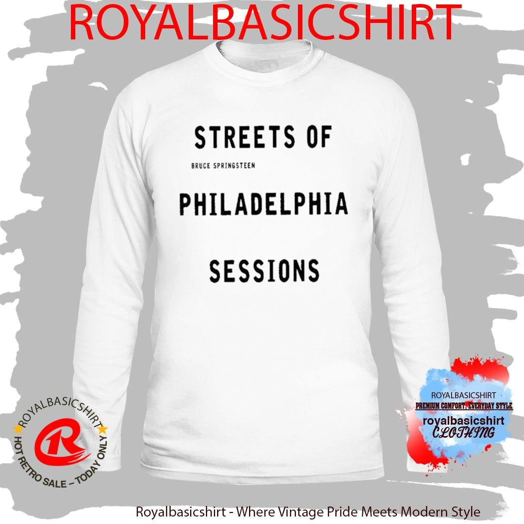 Bruce Springsteen Streets Of Philadelphia Sessions Album Shirt