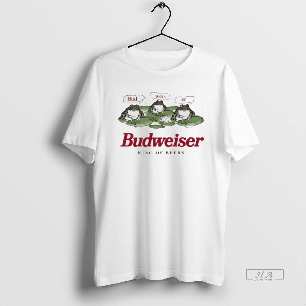 Official Budweiser King Of Beers Bud Weis Er Frog