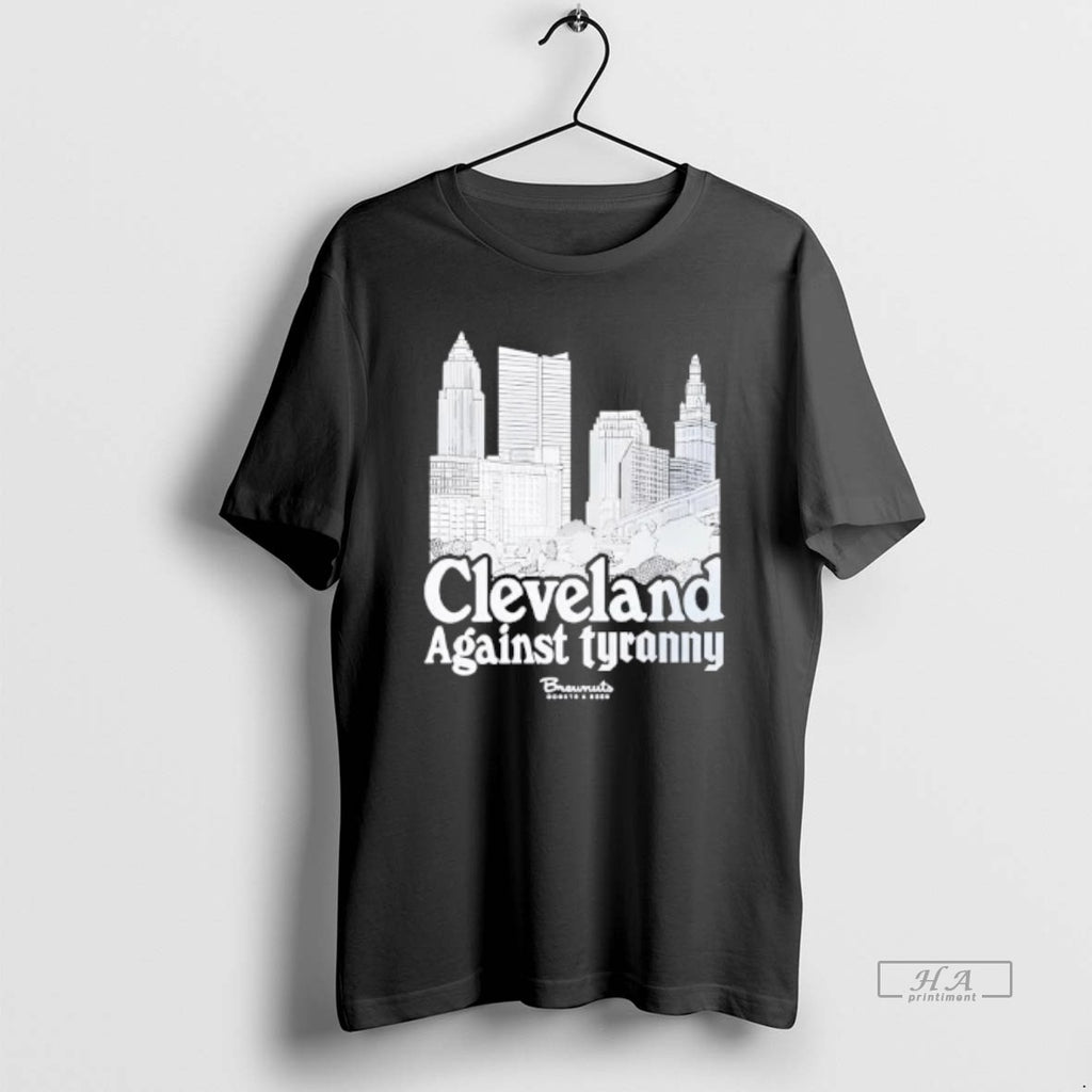 Official Cleveland Against Tyranny City Skyline Tower City Terminal Towers