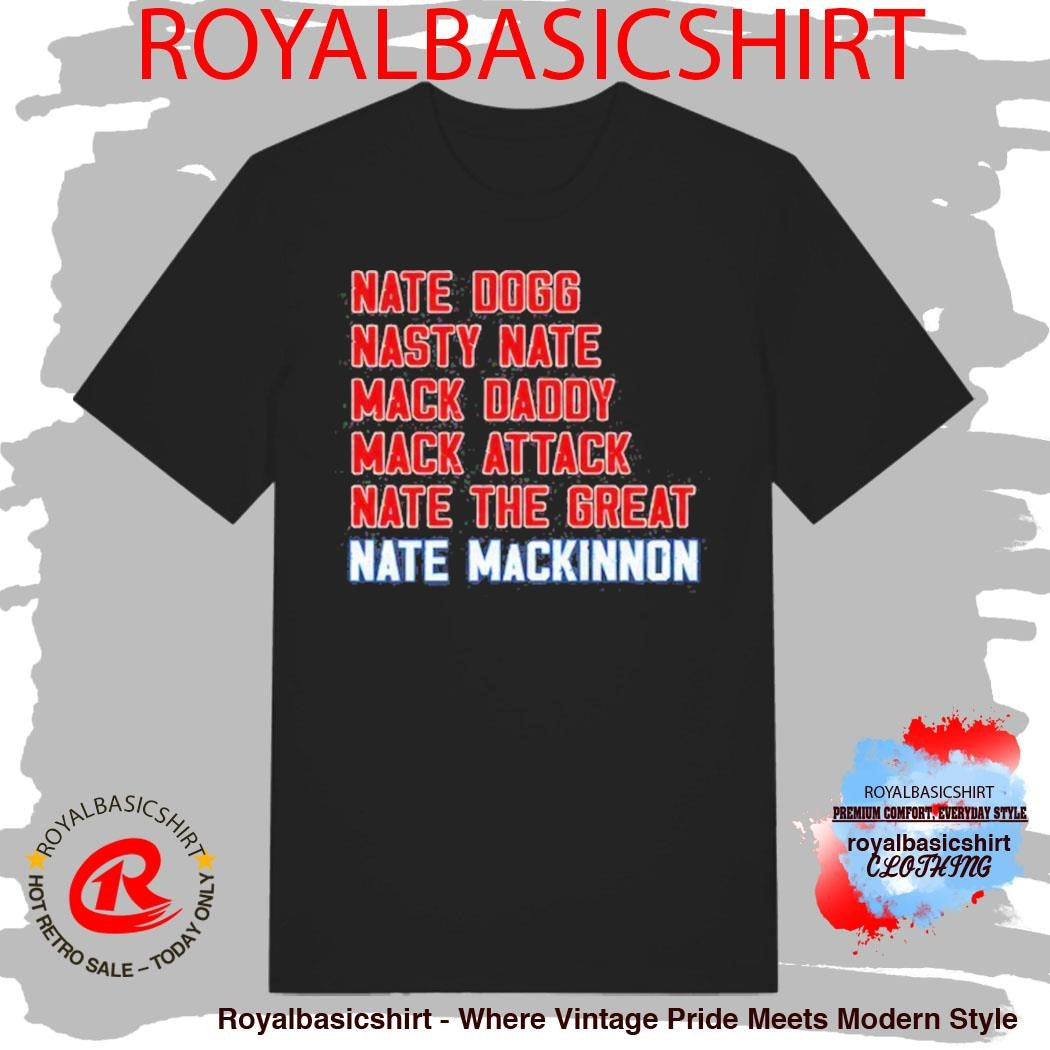 Colorado Avalanche Nathan MacKinnon Mack List Shirt