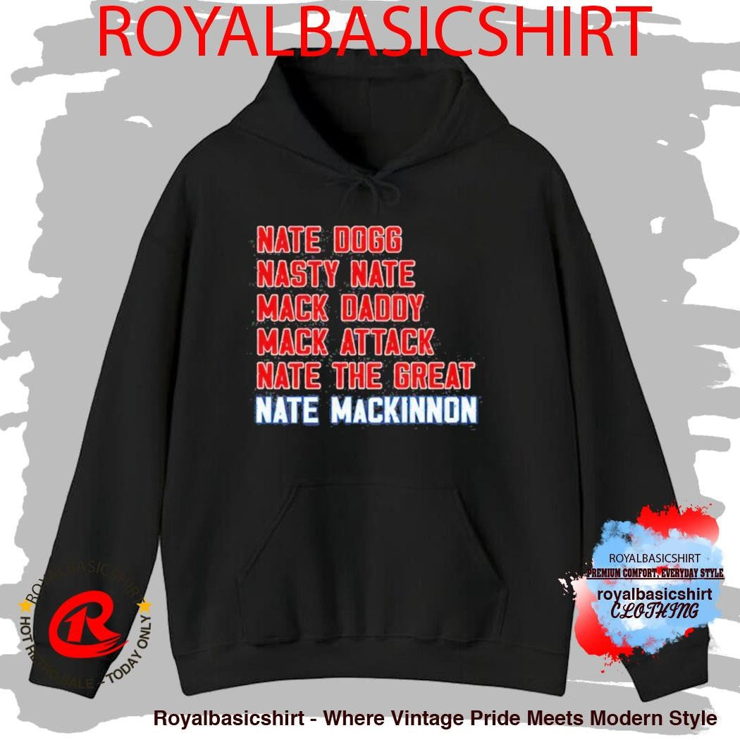Colorado Avalanche Nathan MacKinnon Mack List Shirt