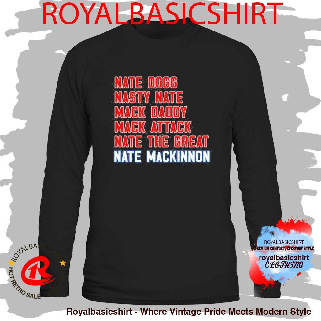Colorado Avalanche Nathan MacKinnon Mack List Shirt