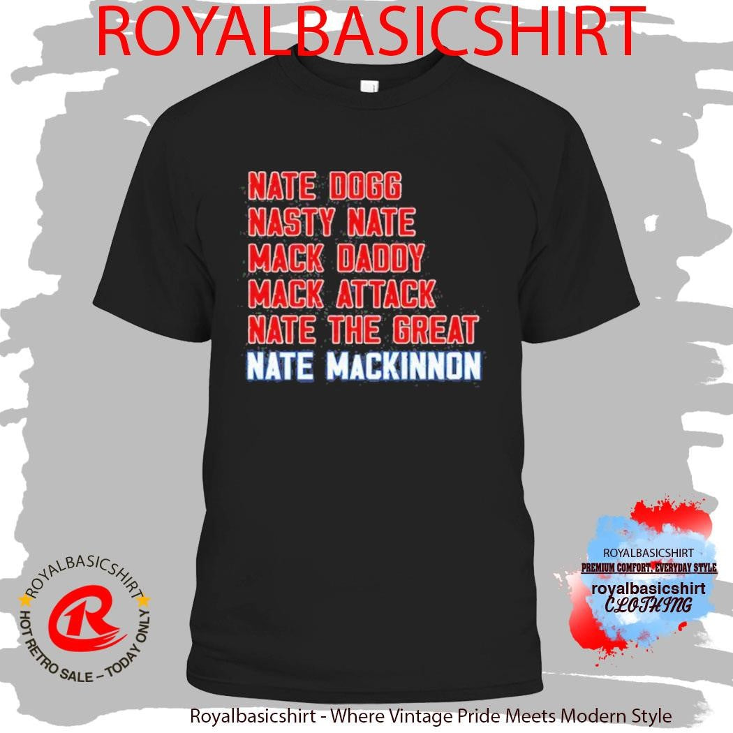 Colorado Avalanche Nathan MacKinnon Mack List Shirt