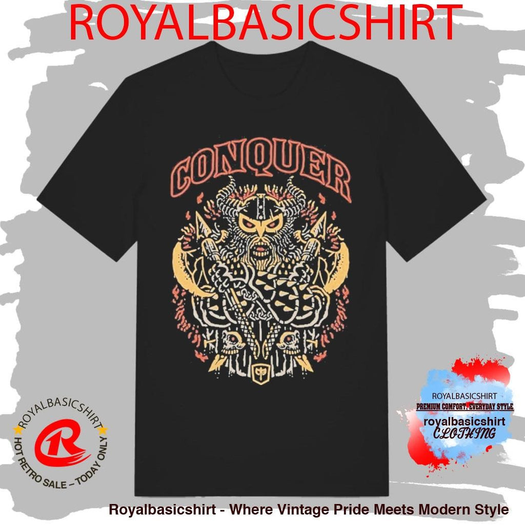 Conquer Viking Conquering Barbell Shirt