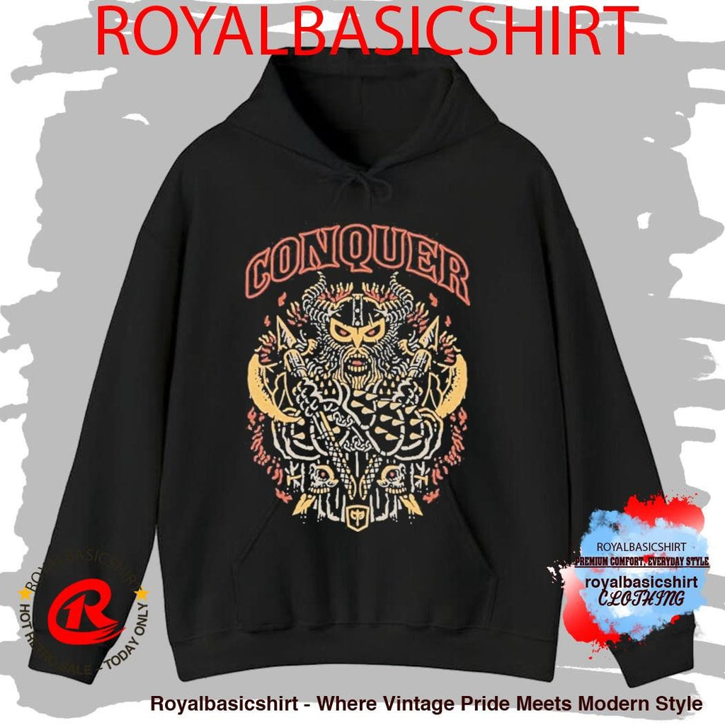 Conquer Viking Conquering Barbell Shirt