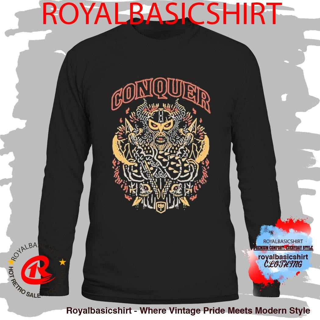 Conquer Viking Conquering Barbell Shirt