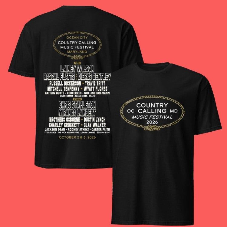 Country Calling Festival Lasso Lineup 2026 Shirt