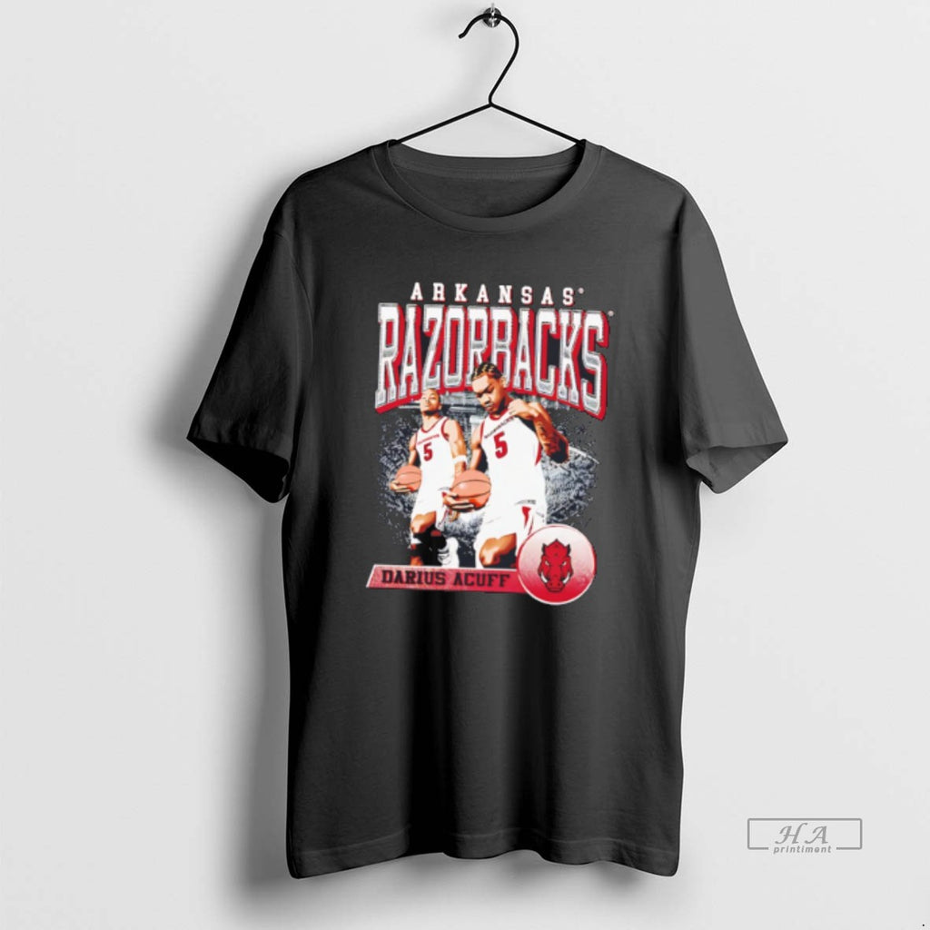 Official Darius Acuff Jr Arkansas Razorbacks Retro Tee