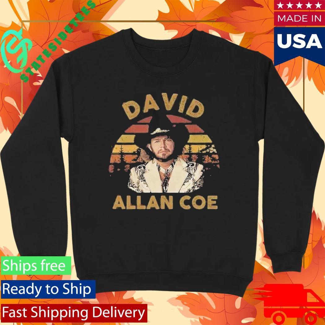 David Allan Coe Vintage Sunset Country Music Shirt
