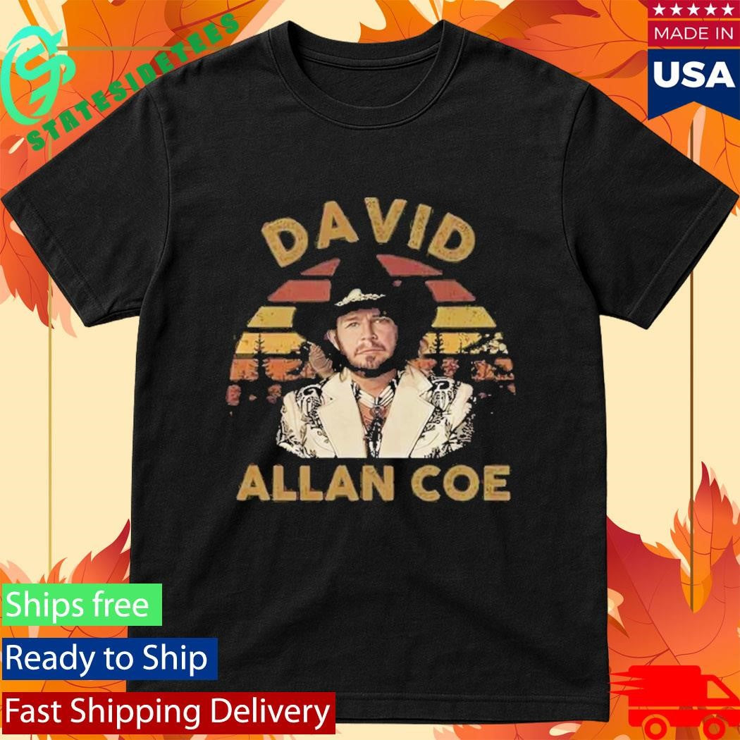 David Allan Coe Vintage Sunset Country Music Shirt