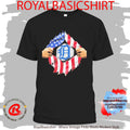 Detroit Tigers American Flag Hands Shirt