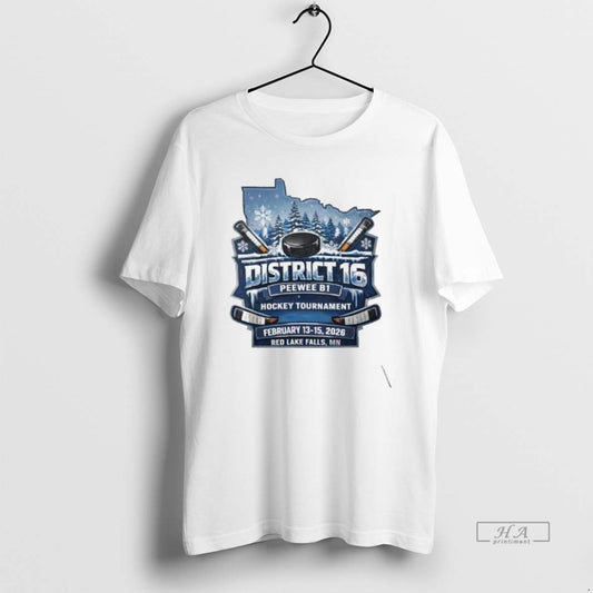Official District 16 Peewee B1 Hockey Tournament Red Lake Falls Minnesota