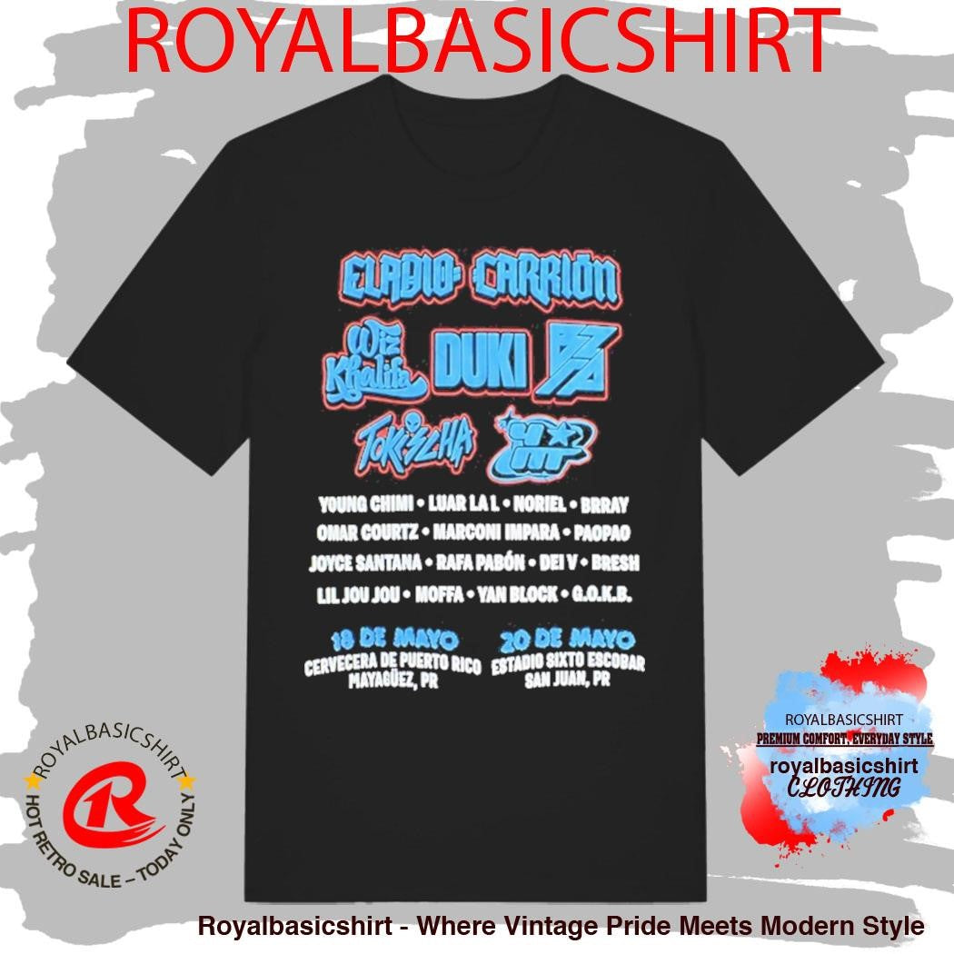 Eladio Carrion Sauce Boyz Fest 18 De Mayo 20 De Mayo Shirt