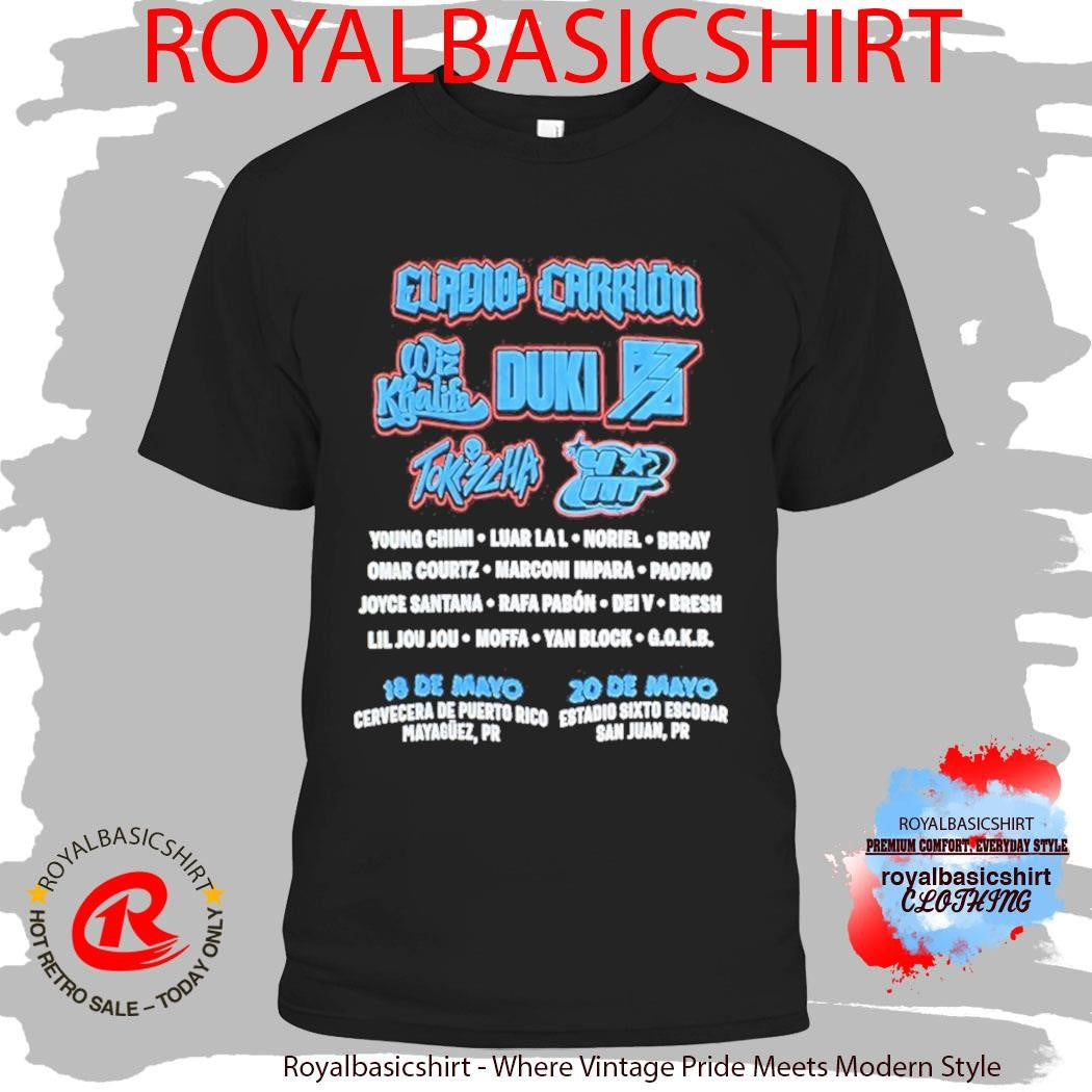 Eladio Carrion Sauce Boyz Fest 18 De Mayo 20 De Mayo Shirt