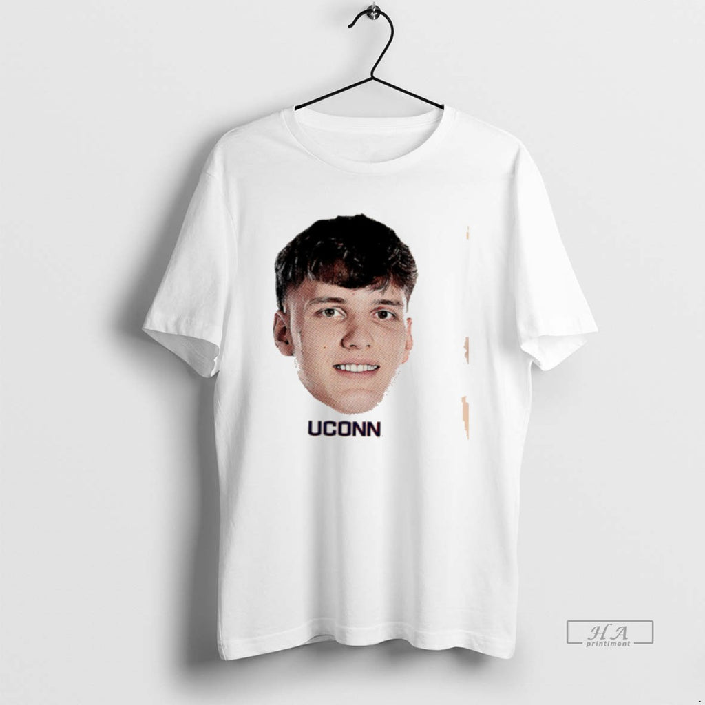 Official Eric Reibe Uconn Huskies Big Head Tee