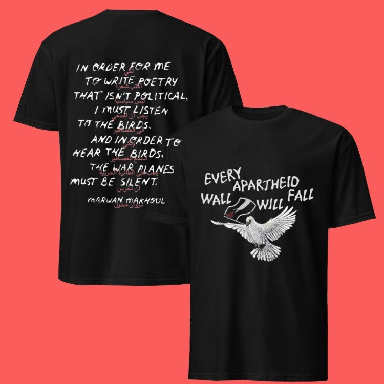 Free Palestine Apartheid Walls Will Fall Shirt