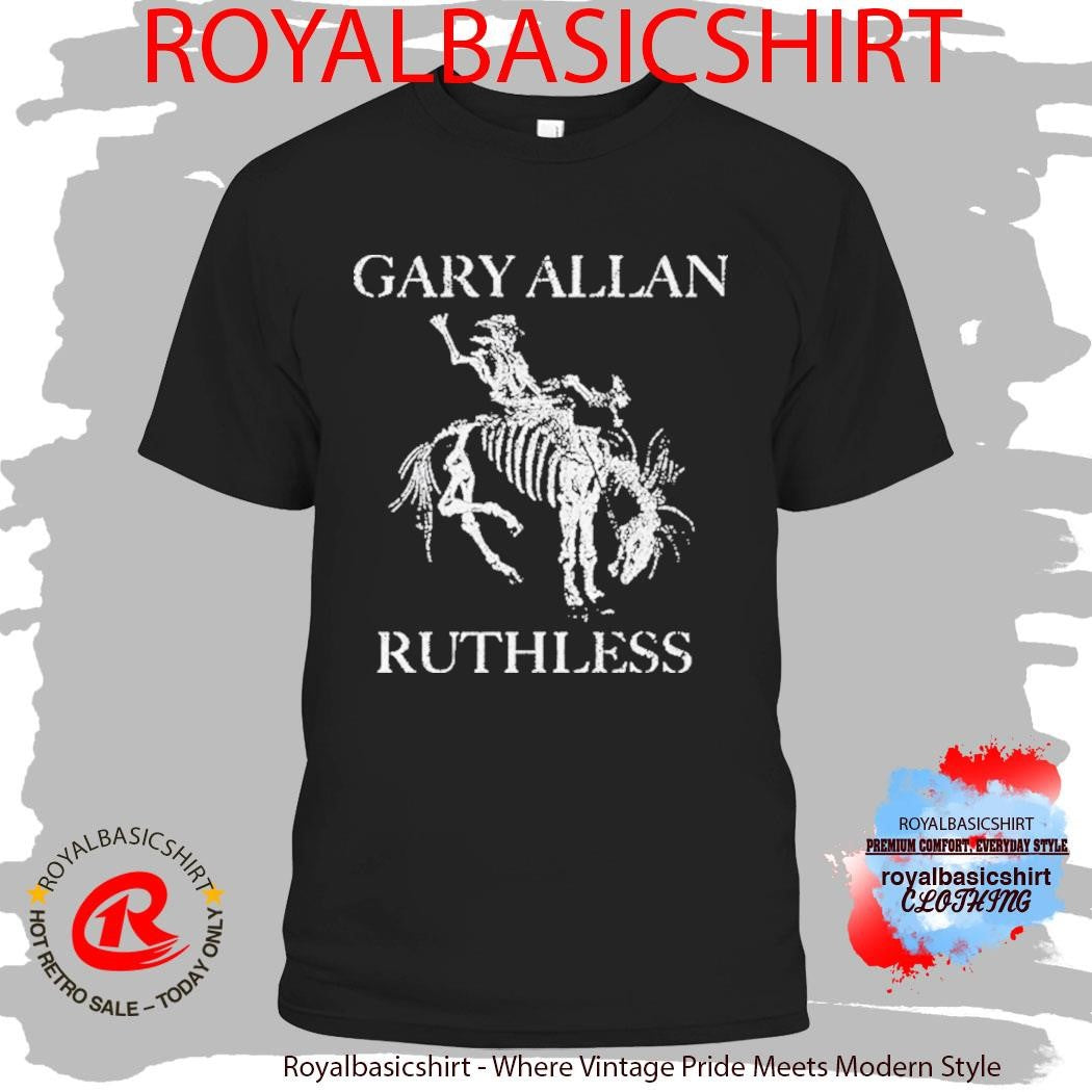Gary Allan Ruthless Skeleton Shirt