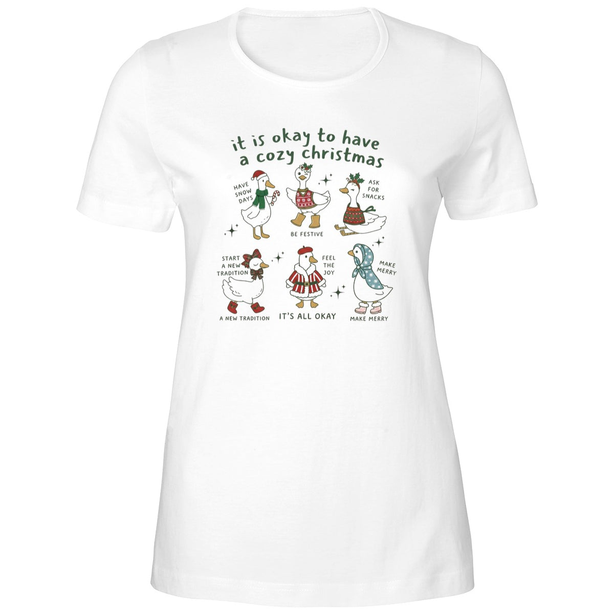 Goose It Is Okay To Have A Cozy Christmas Shirt